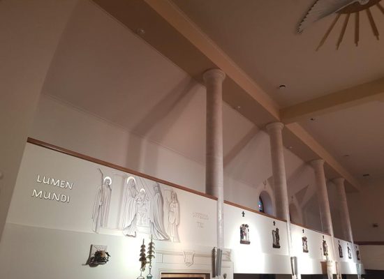 widok kościoła po malowaniu