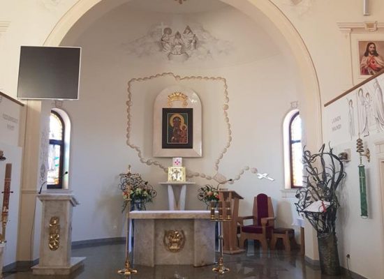 widok kościoła po malowaniu